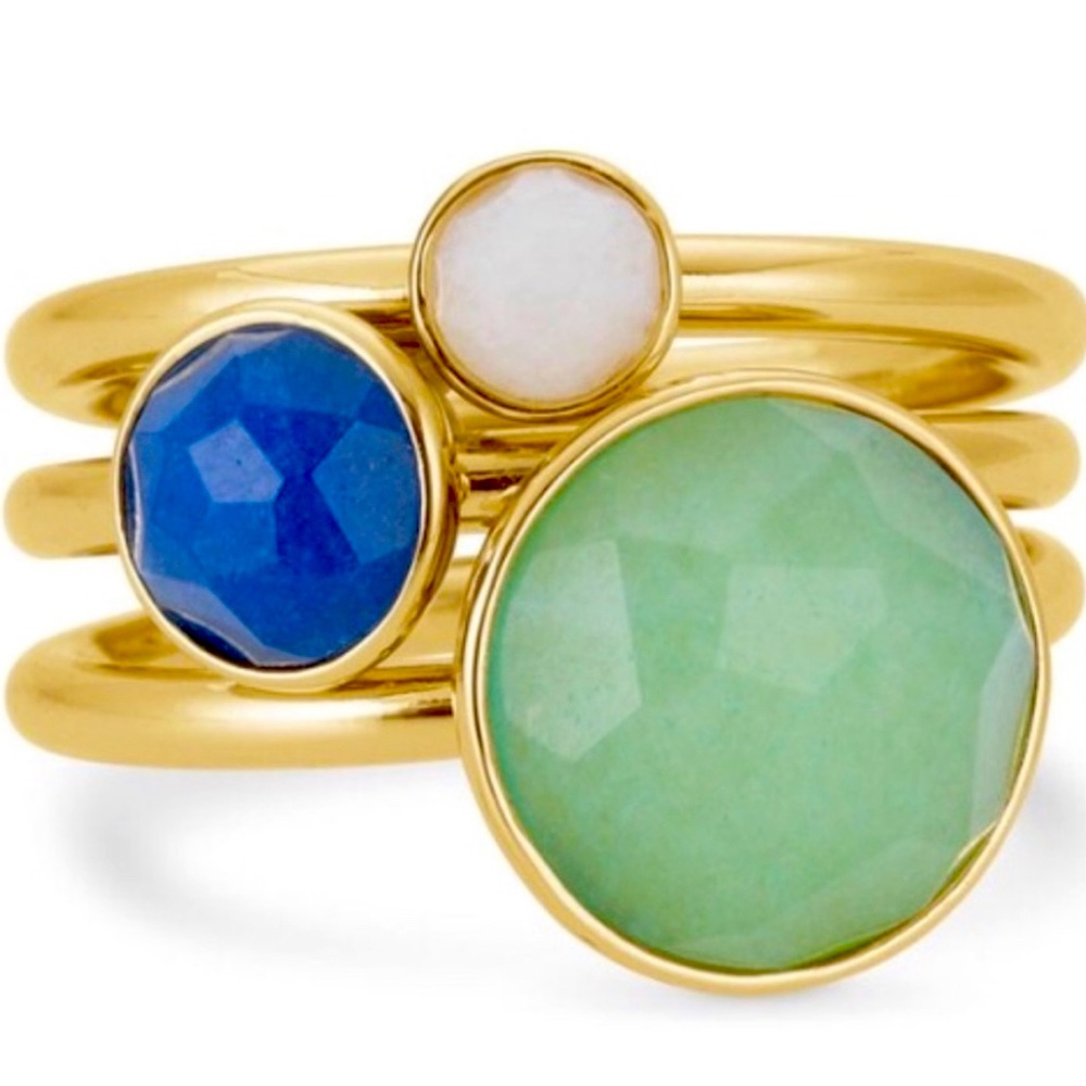 Stella And Dot Florence stackable ring set
